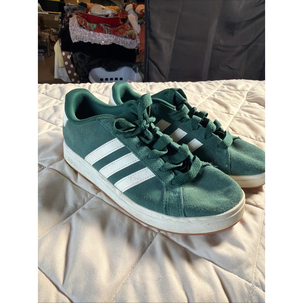 C38. Adidas Grand Court Sneakers Green-US 5.0